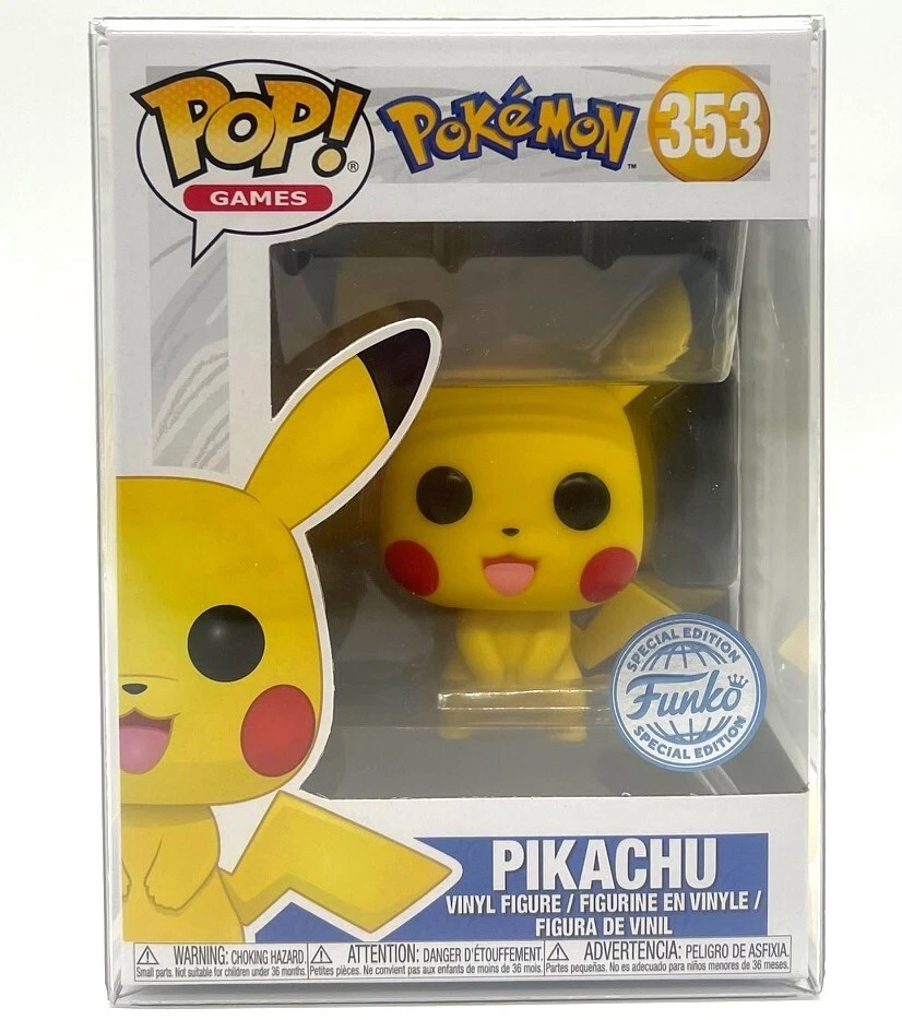 Funko Pop! Pokémon Pikachu Special Edition with POP Protector
